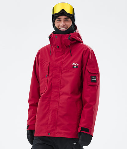 Snowboard Jacket For Men Deep Red