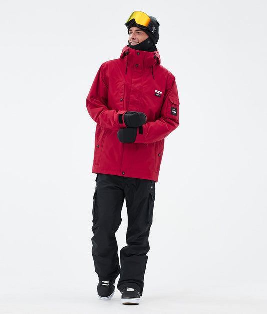Snowboard Jacket For Men Deep Red