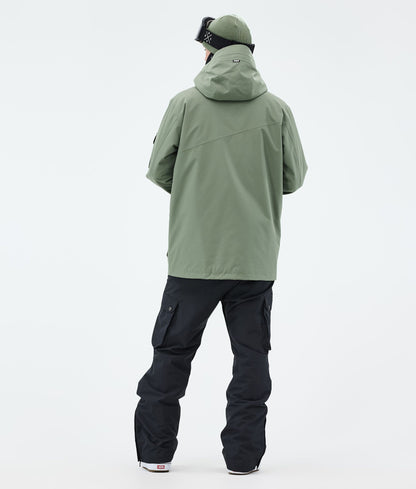 Snowboard Jacket For Men Moss Green