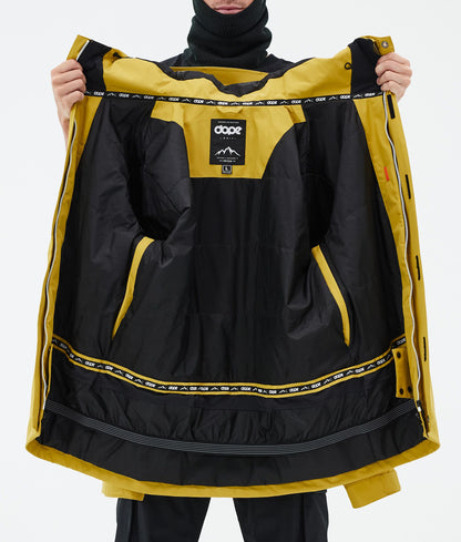 Snowboard Jacket For Men Yellow
