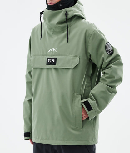 Snowboard Jacket For Men Moss Green
