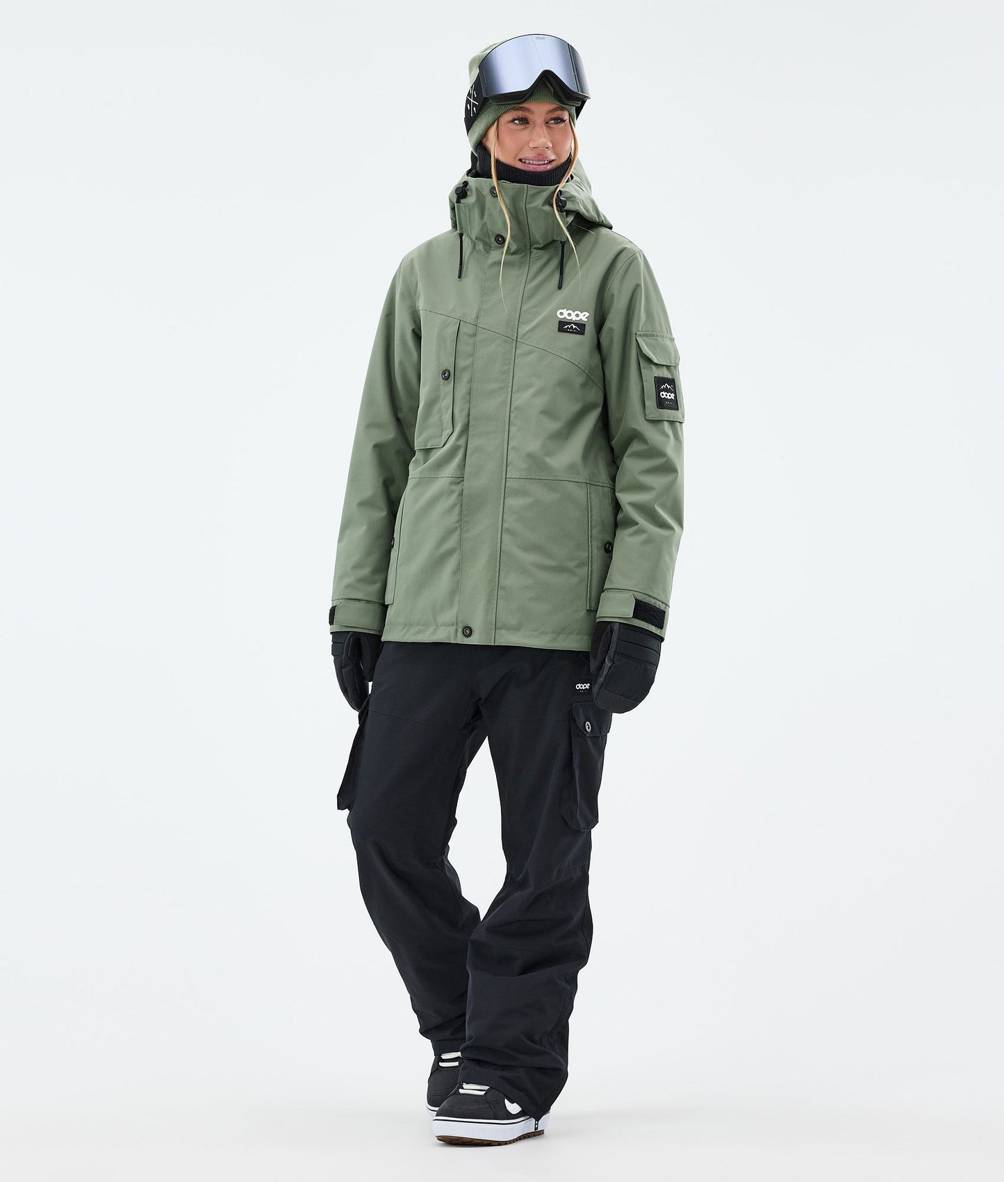 Snowboard Jacket For Women Moss Green