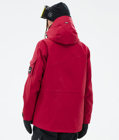 Snowboard Jacket For Women Deep Red
