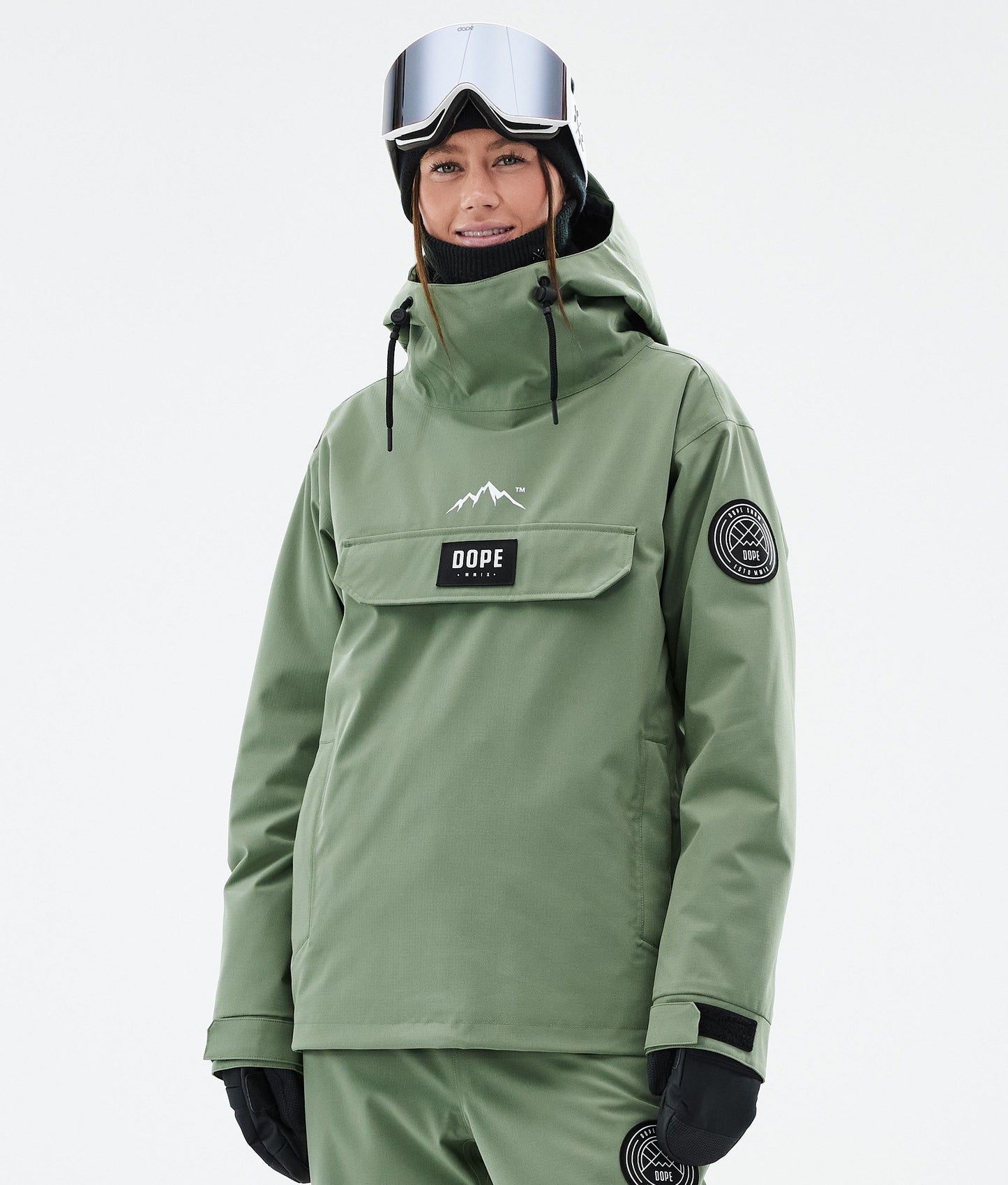 Snowboard Jacket For Women Moss Green