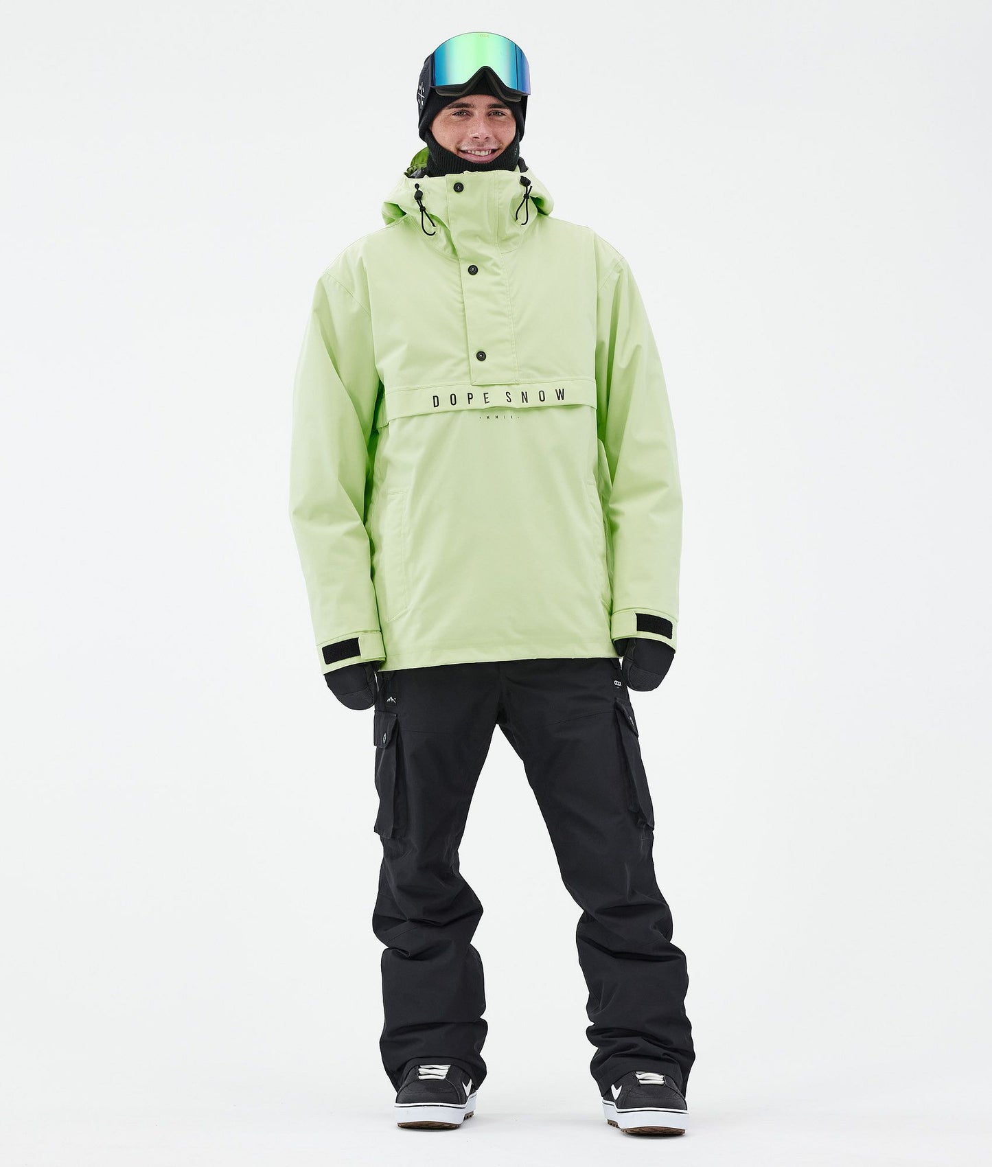 Snowboard Jacket For Men Faded Neon