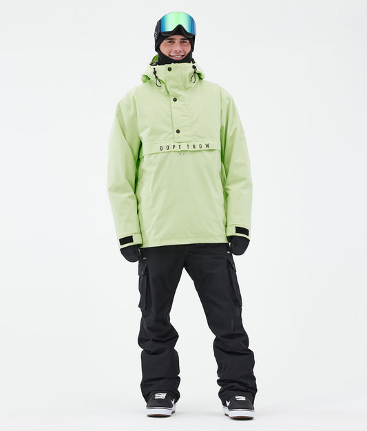 Snowboard Jacket For Men Faded Neon