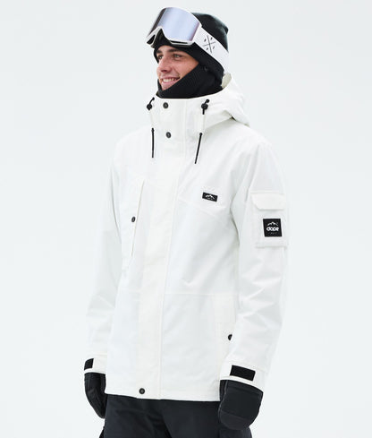 Snowboard Jacket For Men Whitish