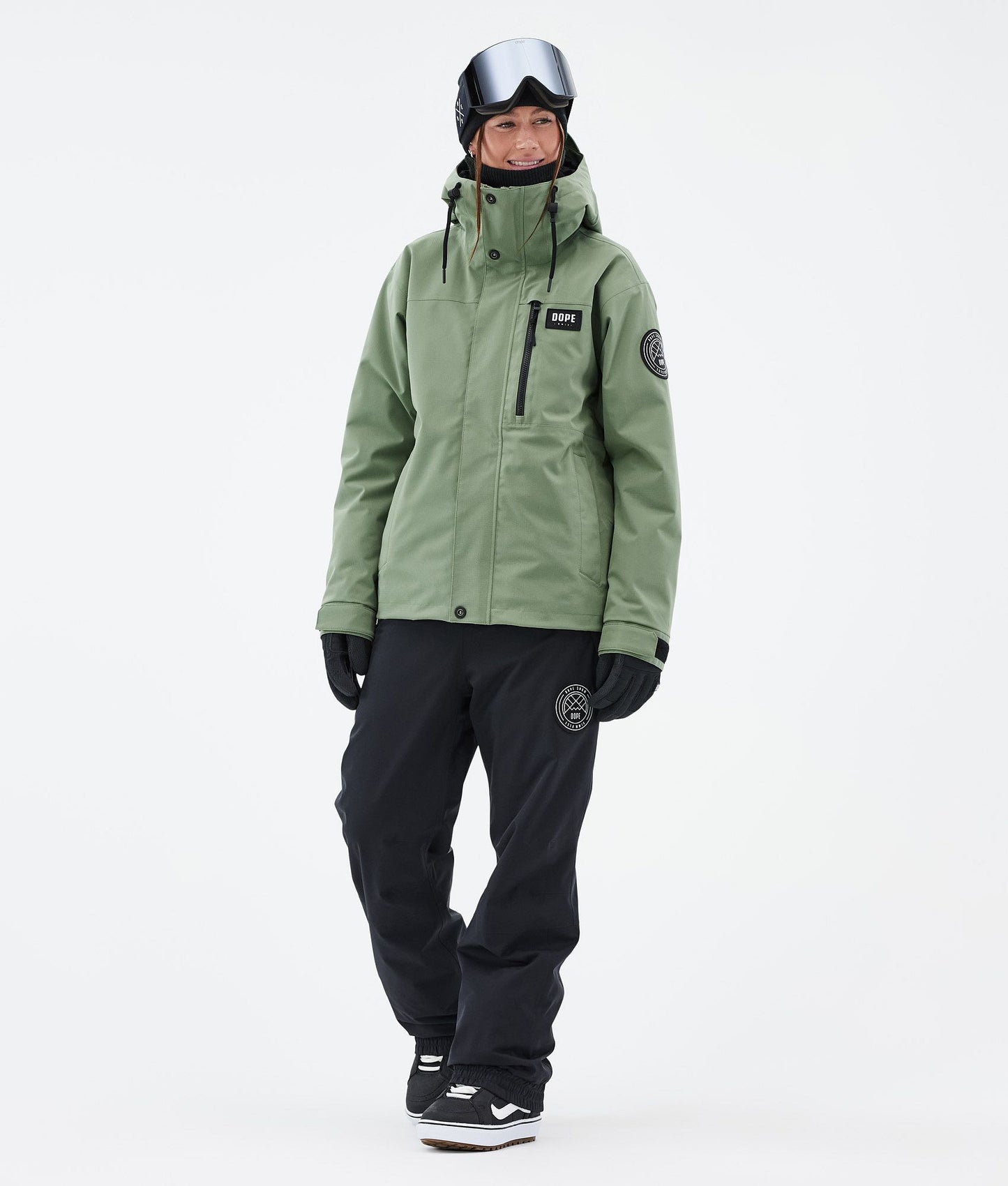Snowboard Jacket For Women Moss Green