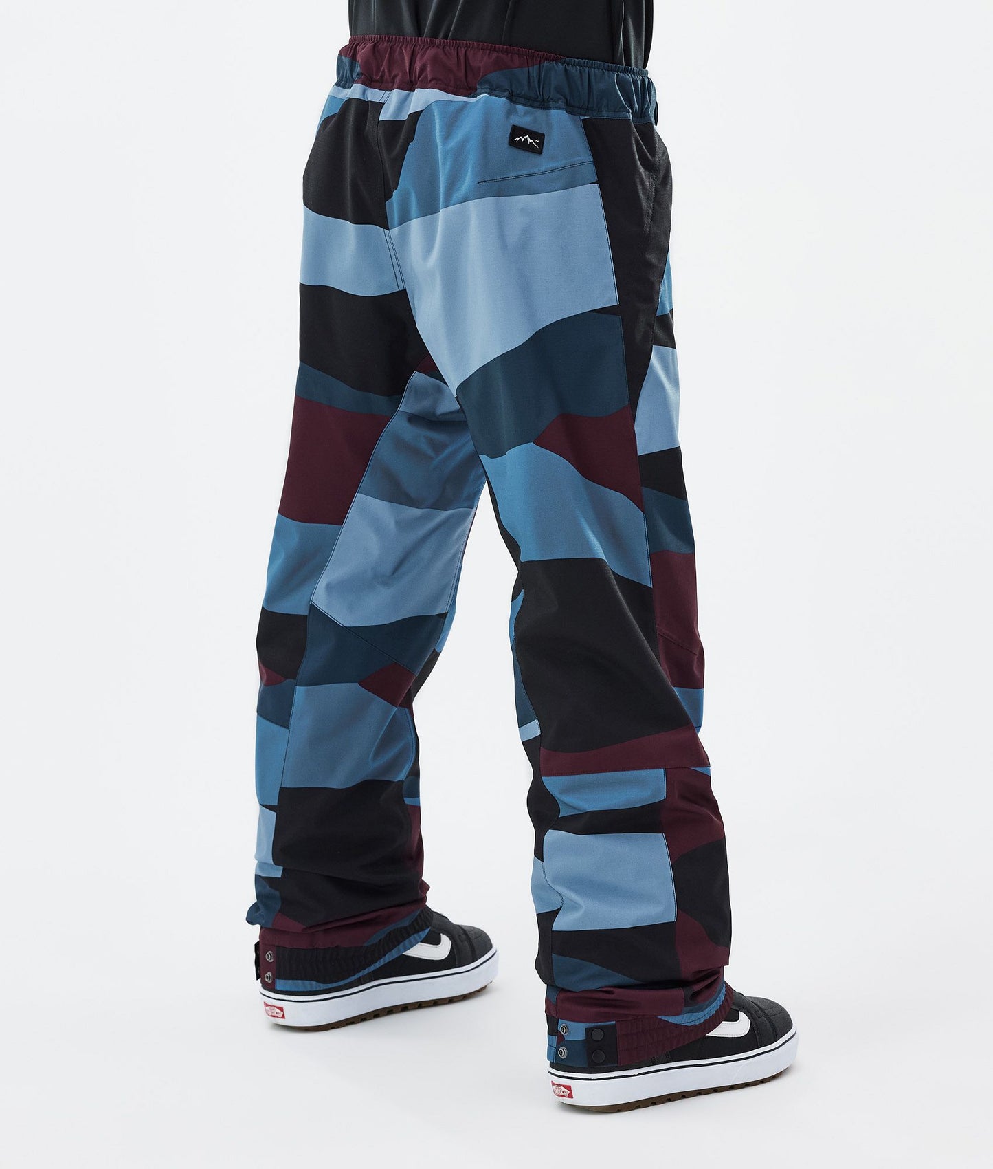 Snowboard Pants For Men Shards Burgundy Blue