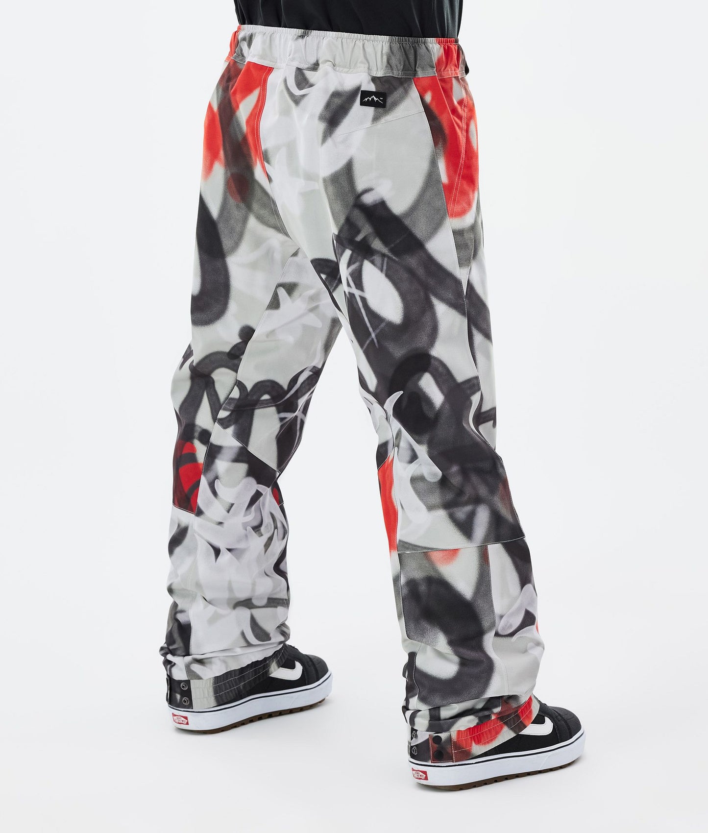 Snowboard Pants For Men Spray Black Red
