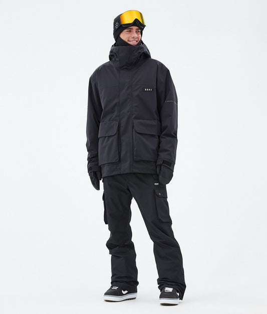 Snowboard Jacket For Men Black