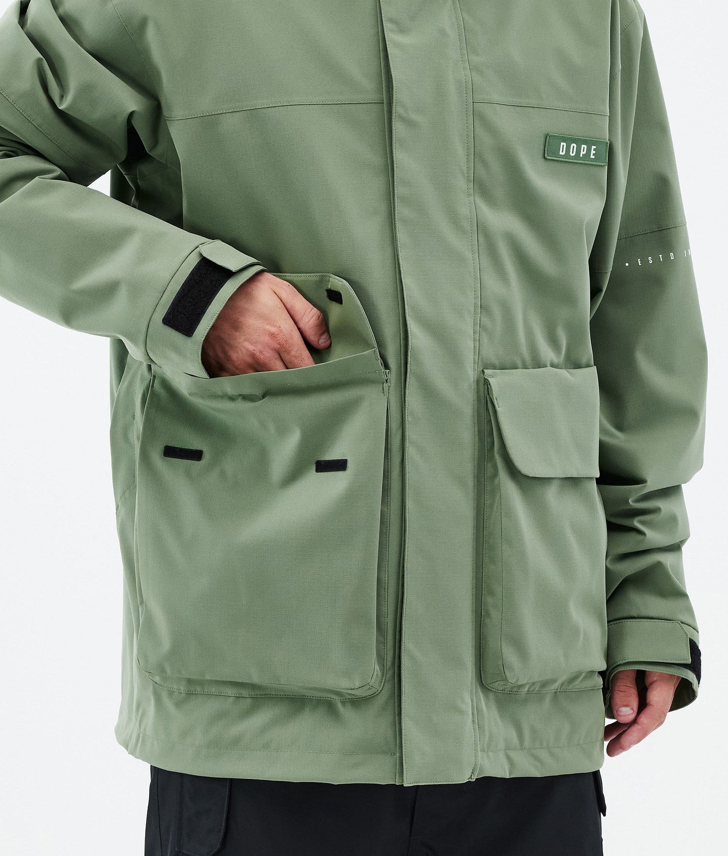 Snowboard Jacket For Men Moss Green