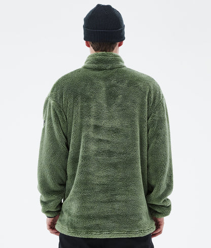Fleece Sweater For Men Moss Green