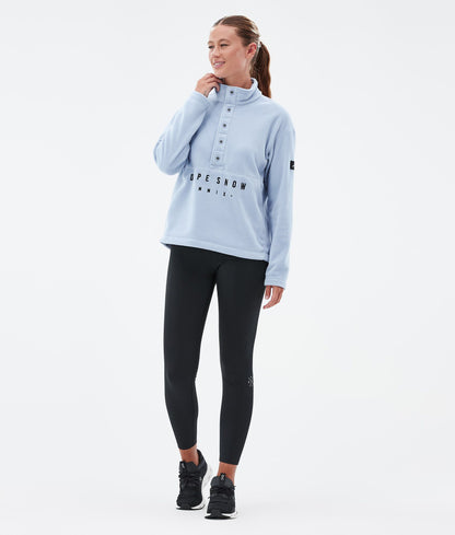 Fleece Sweater For Women Light Blue