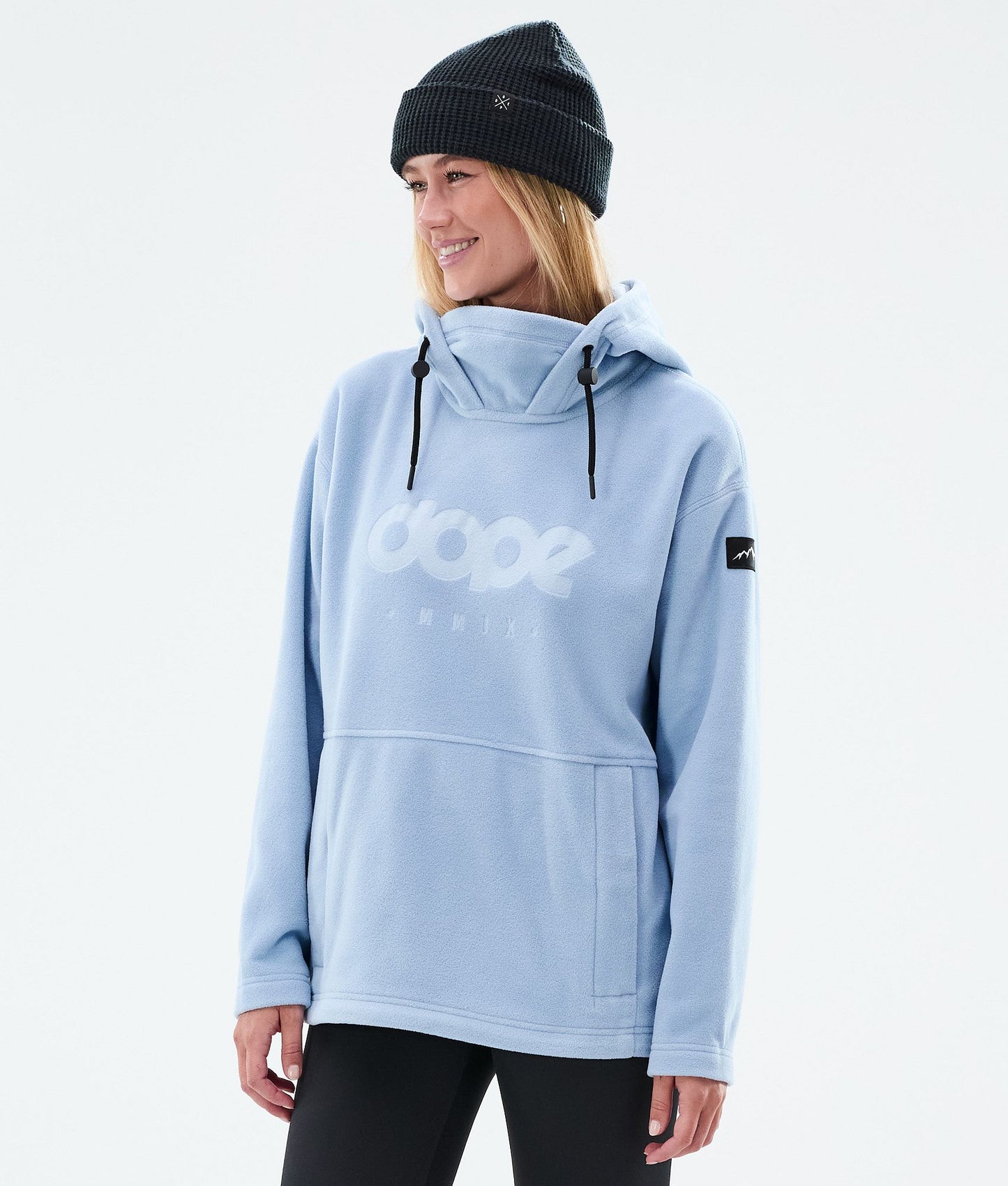 Fleece Hoodie For Women Light Blue