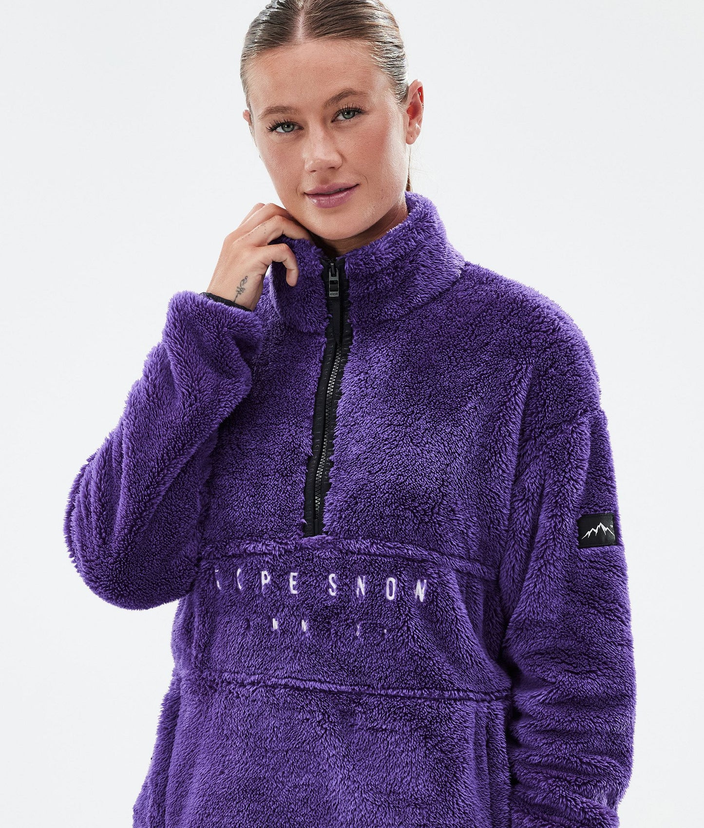 Fleece Sweater For Women Vivid Purple
