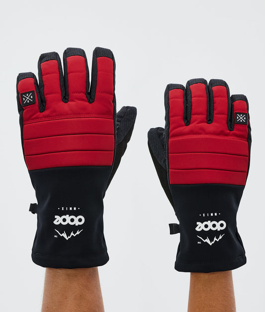 Ski Gloves Deep Red