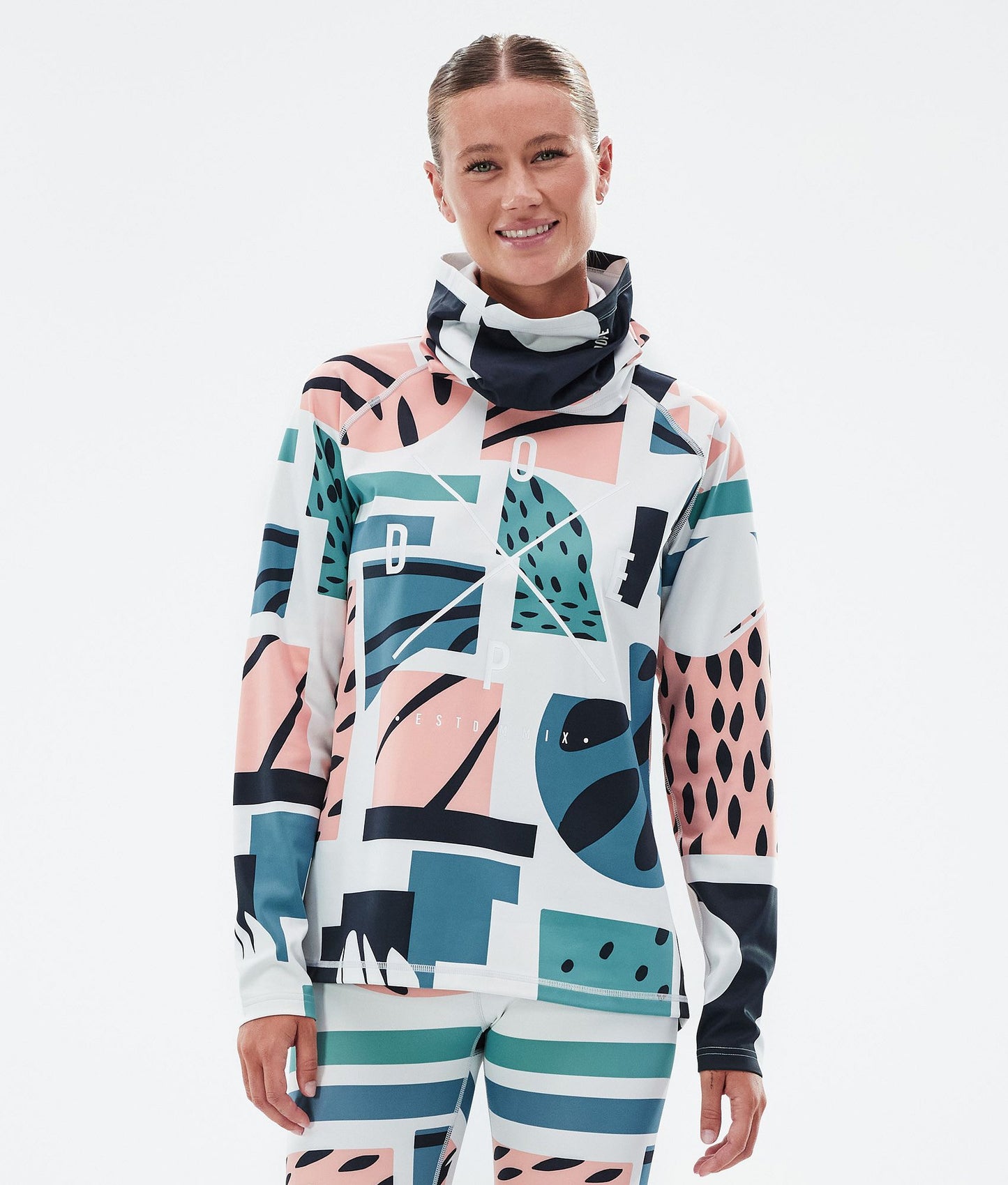 Base Layer Top For Women 2X-Up Melon