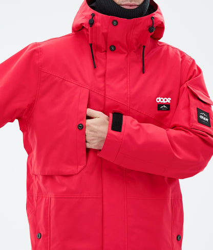 Snowboard Jacket For Men Red