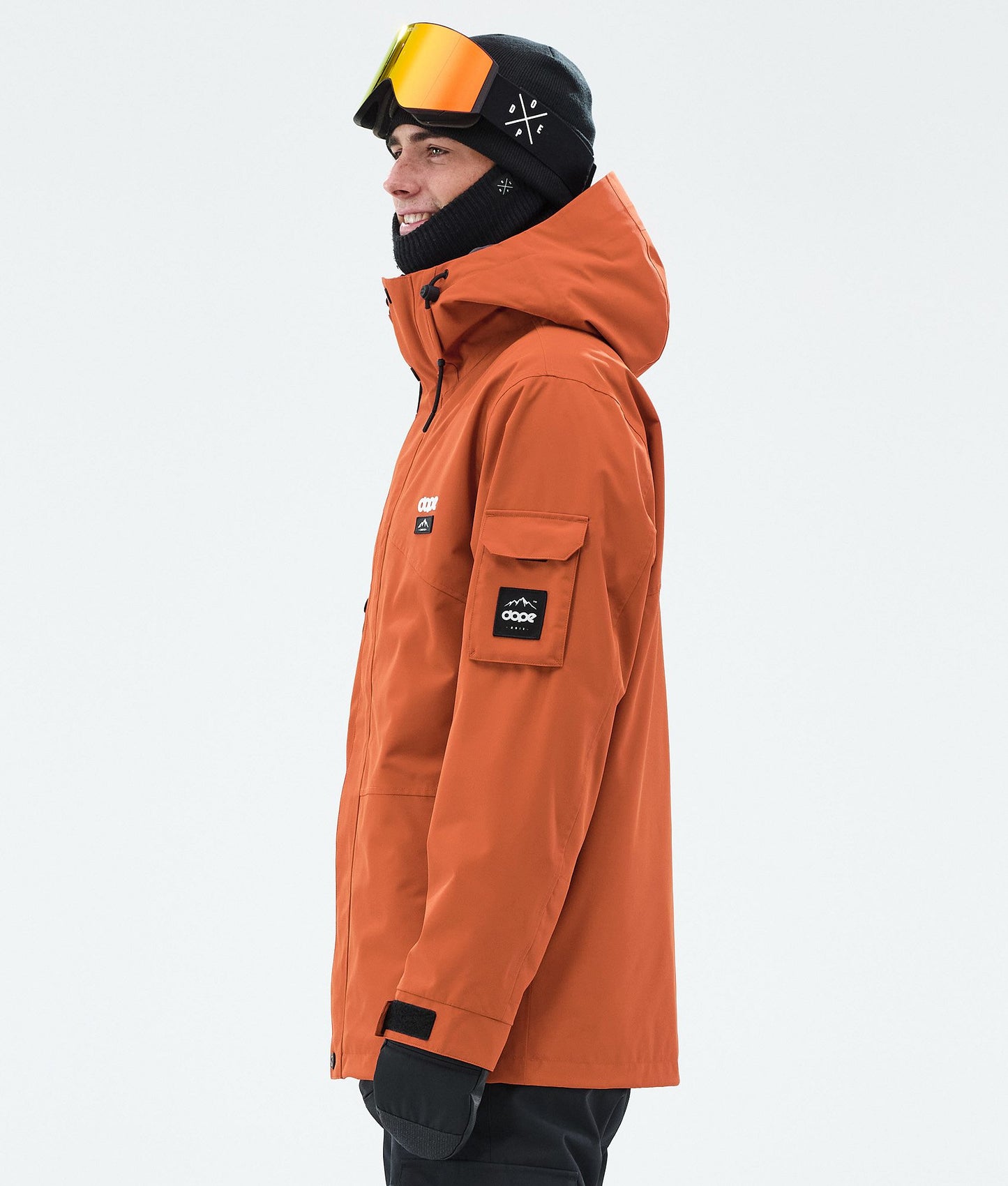 Snowboard Jacket For Men Burned Orange