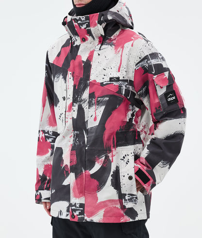 Snowboard Jacket For Men Doodle