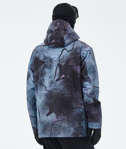 Snowboard Jacket For Men Jungle Purple