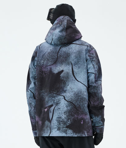 Snowboard Jacket For Men Jungle Purple