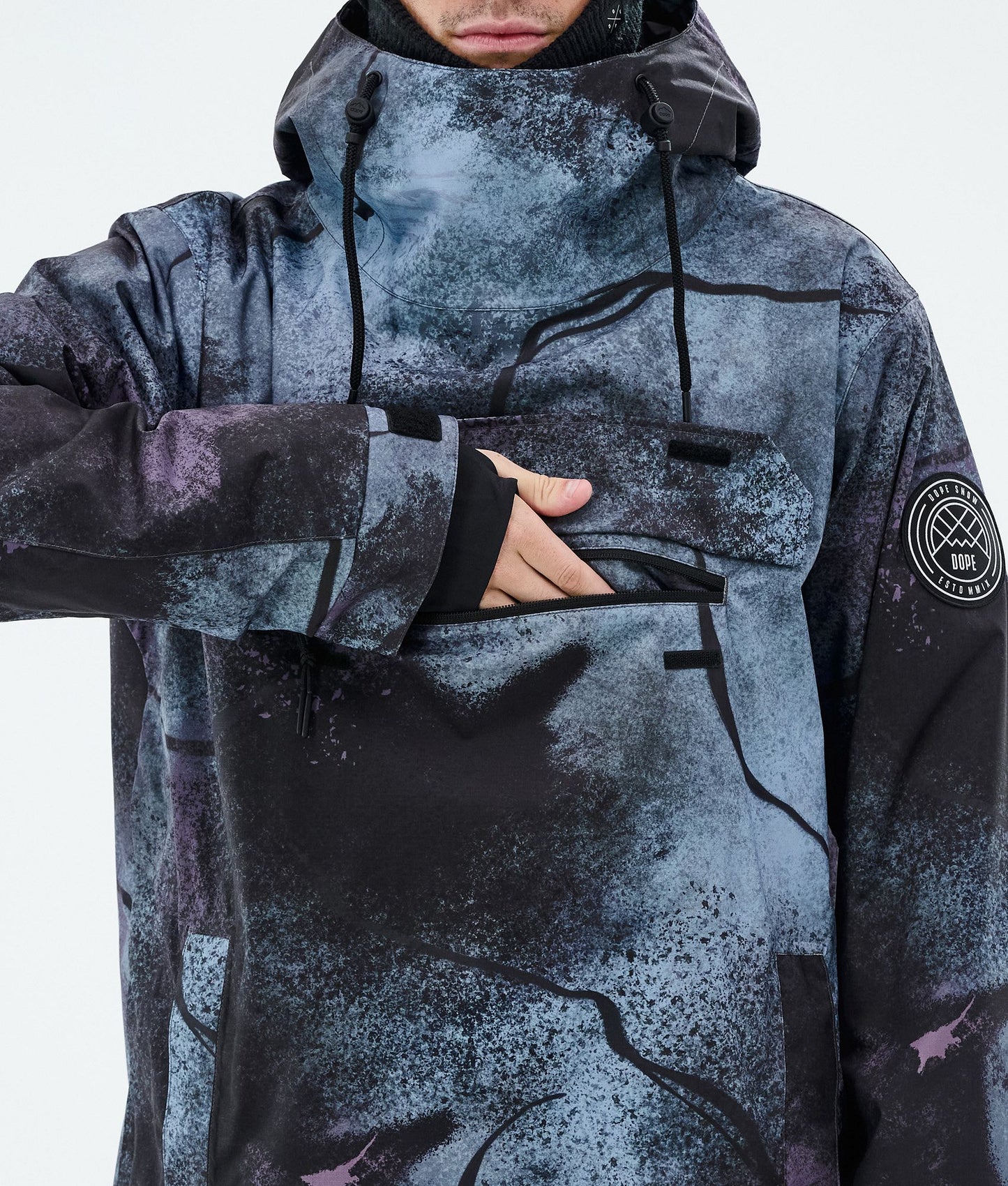 Snowboard Jacket For Men Jungle Purple