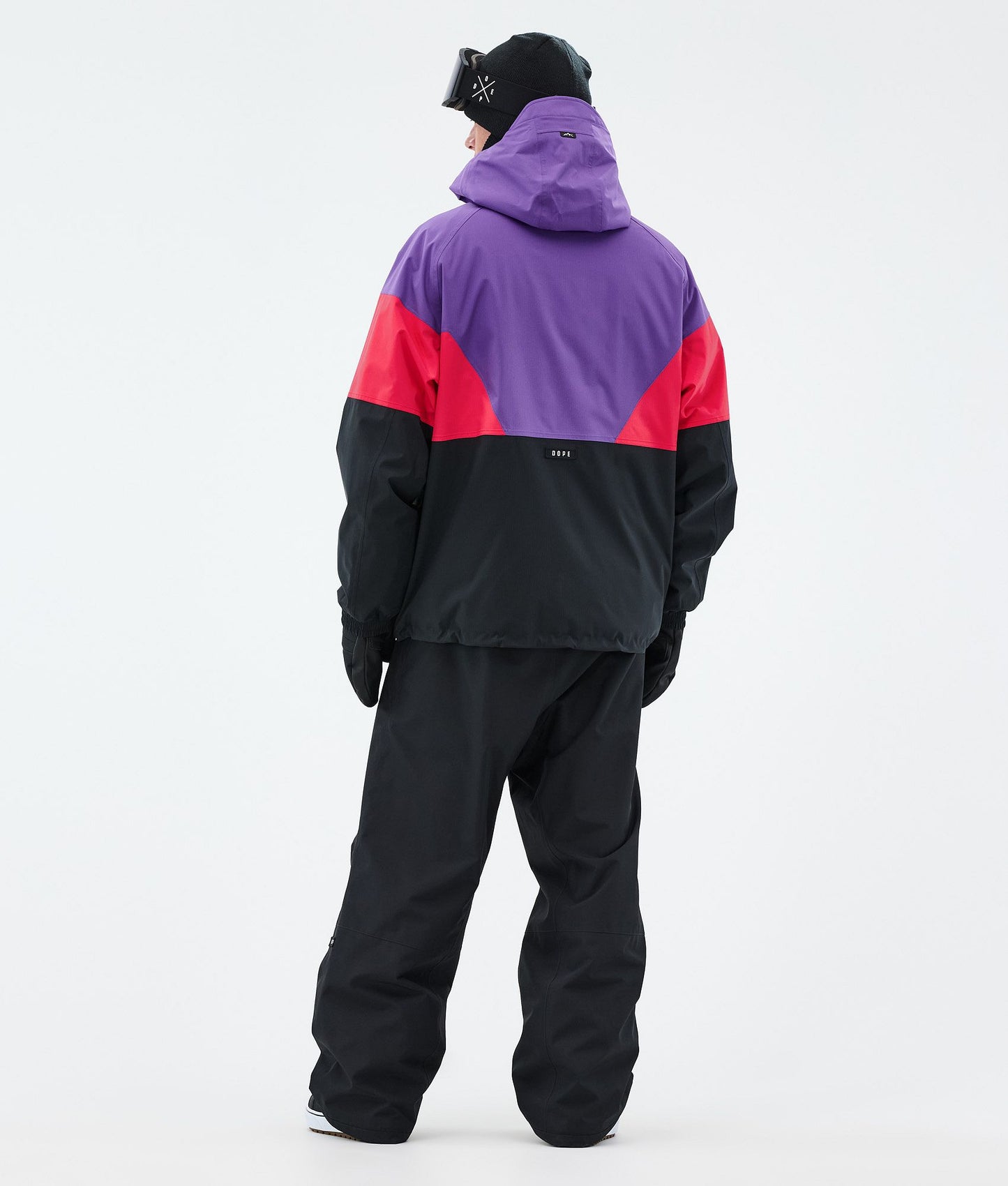 Snowboard Jacket For Men Sport Vivid Purple/Red/Black