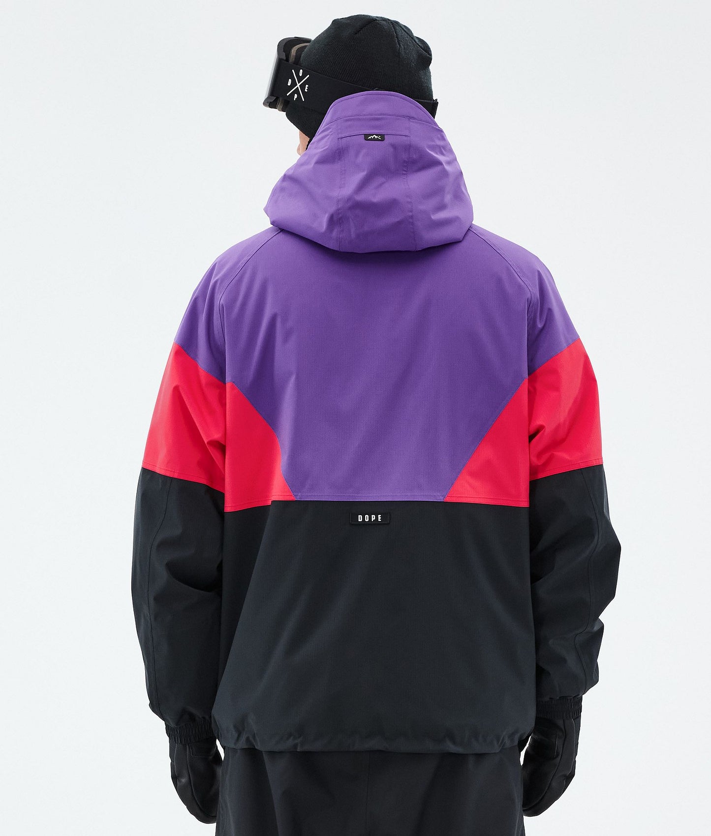 Snowboard Jacket For Men Sport Vivid Purple/Red/Black