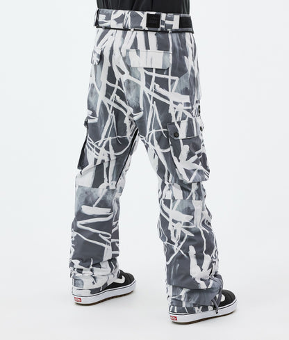 Snowboard Pants For Men Scribble Black