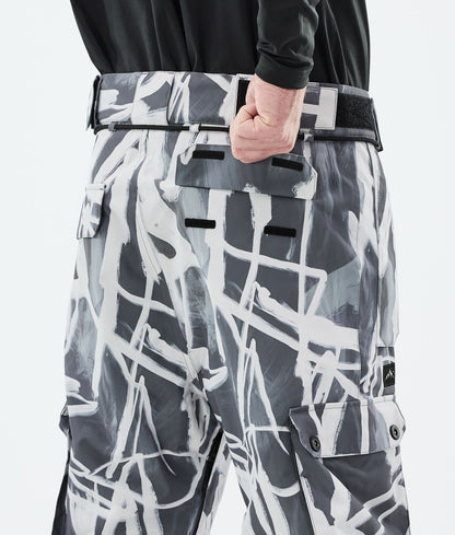 Snowboard Pants For Men Scribble Black