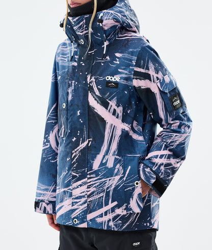 Snowboard Jacket For Women Carvings Pink