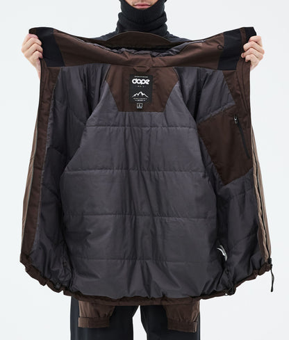 Snowboard Jacket For Men Dark Brown