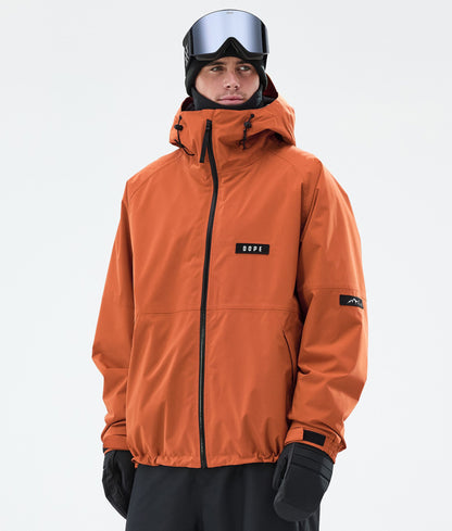 Snowboard Jacket For Men Burned Orange