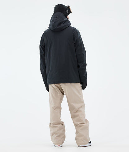 Snowboard Jacket For Men Black