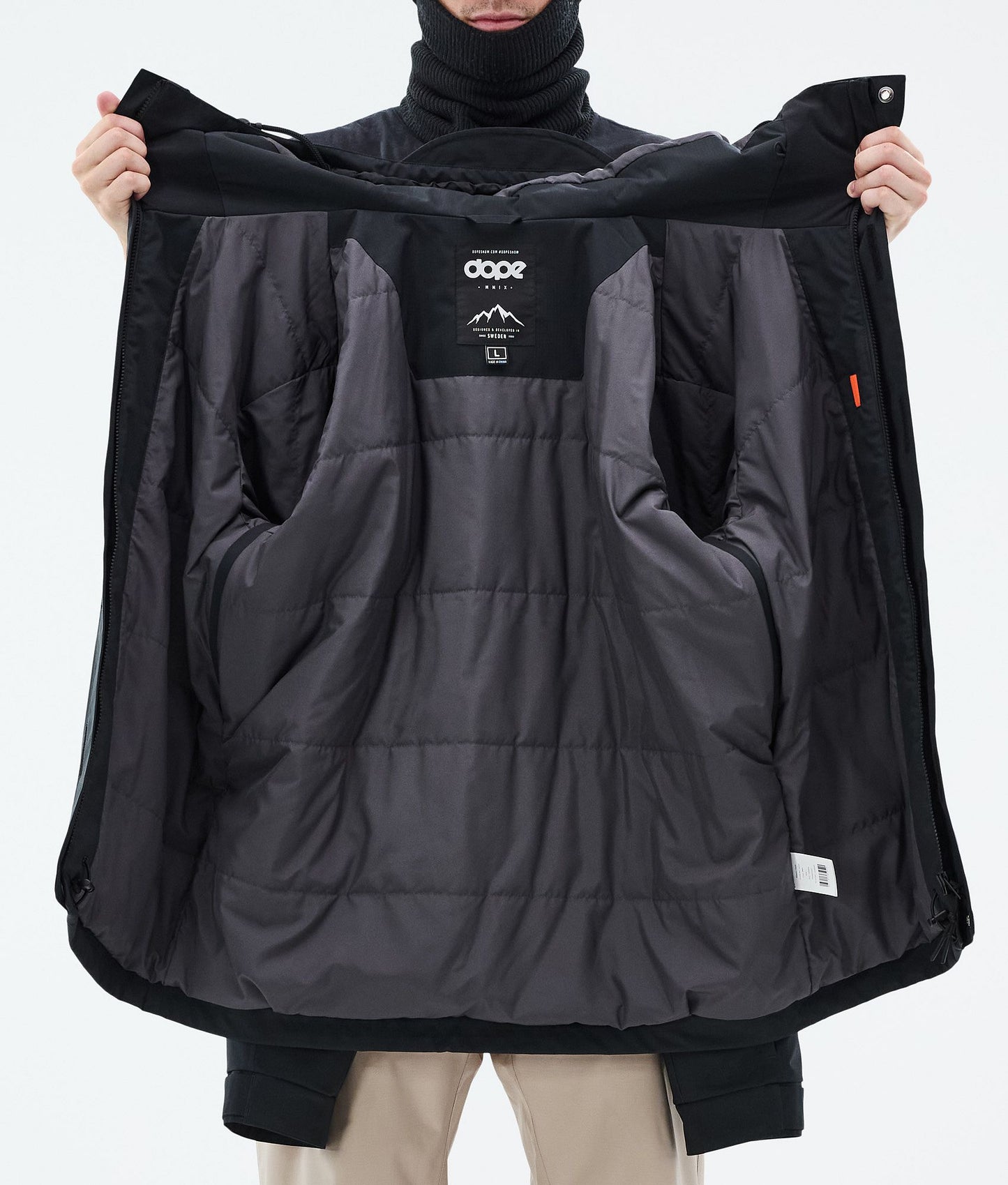 Snowboard Jacket For Men Black