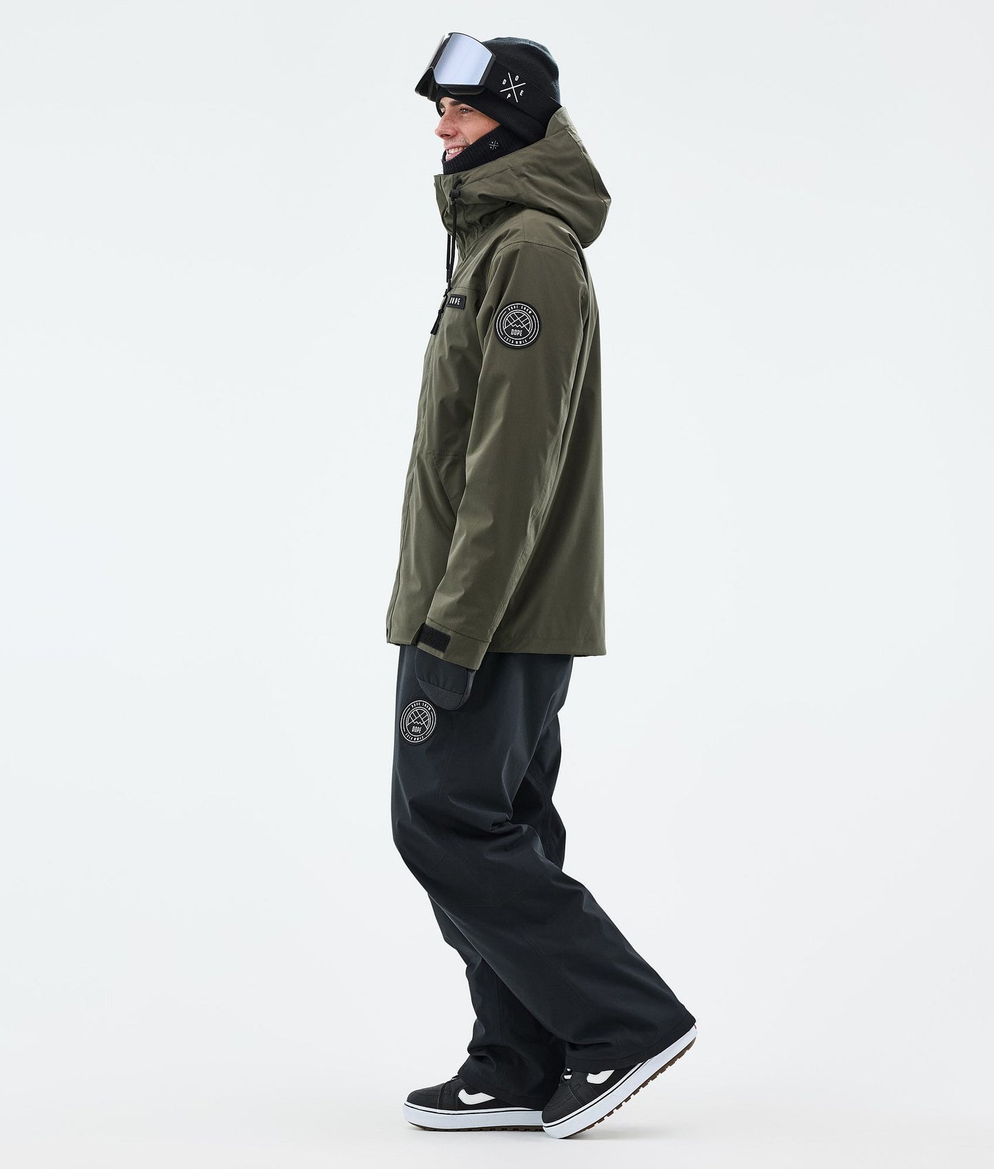 Snowboard Jacket For Men Olive Green