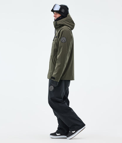 Snowboard Jacket For Men Olive Green