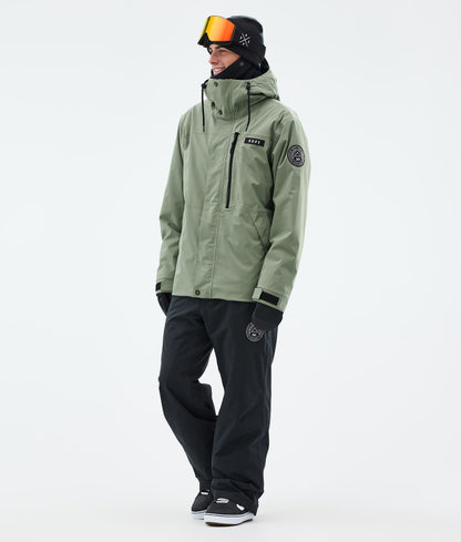 Snowboard Jacket For Men Moss Green