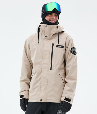 Snowboard Jacket For Men Sand
