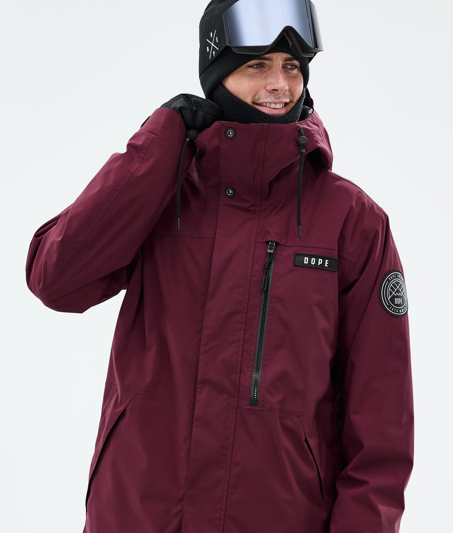 Snowboard Jacket For Men Burgundy