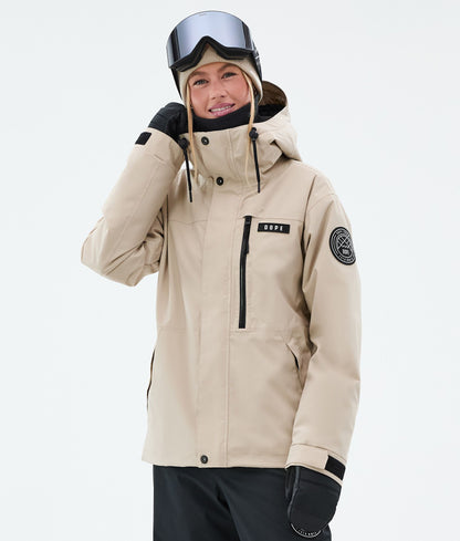 Snowboard Jacket For Women Sand