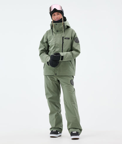 Snowboard Jacket For Women Moss Green