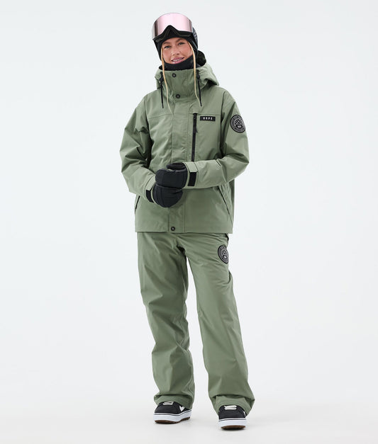 Snowboard Pants For Women Moss Green