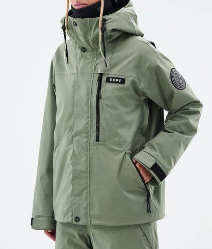 Snowboard Jacket For Women Moss Green