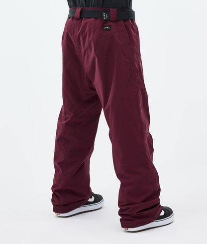 Snowboard Pants For Men Burgundy