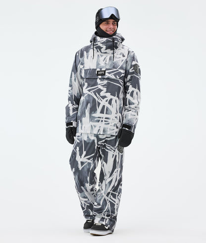 Snowboard Pants For Men Scribble Black