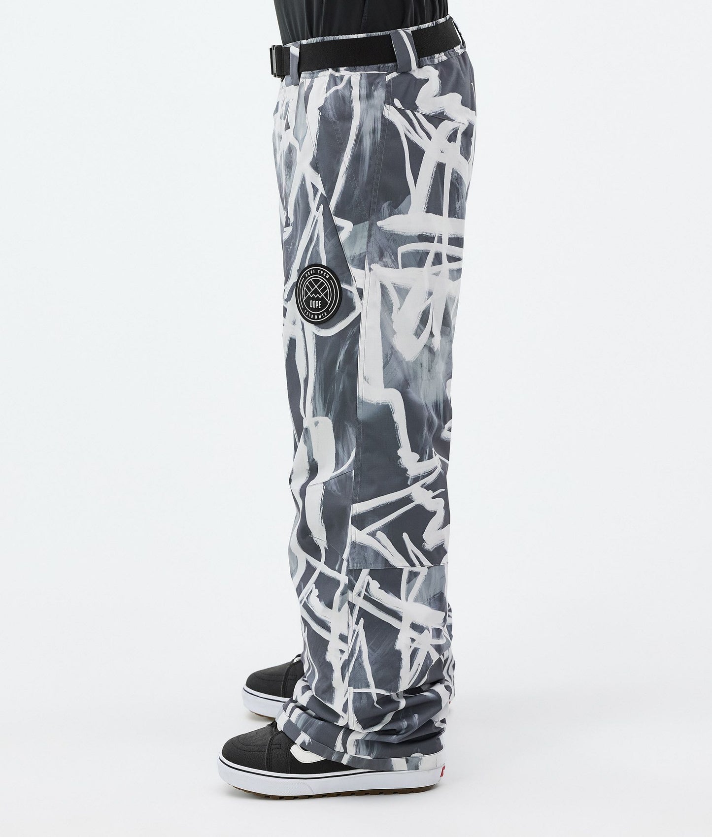 Snowboard Pants For Men Scribble Black