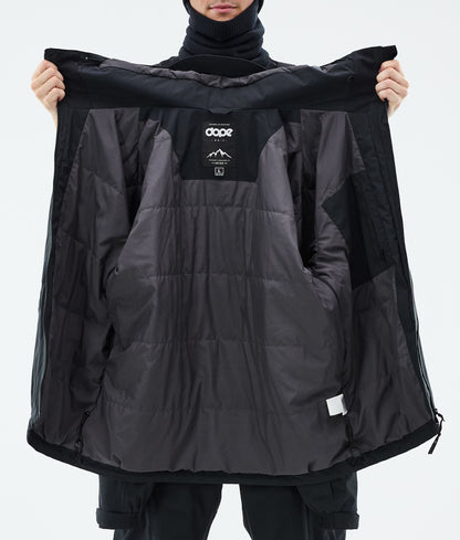 Snowboard Jacket For Men Black